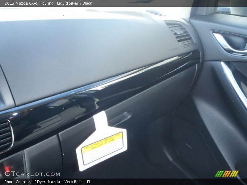 Liquid Silver / Black 2013 Mazda CX-5 Touring