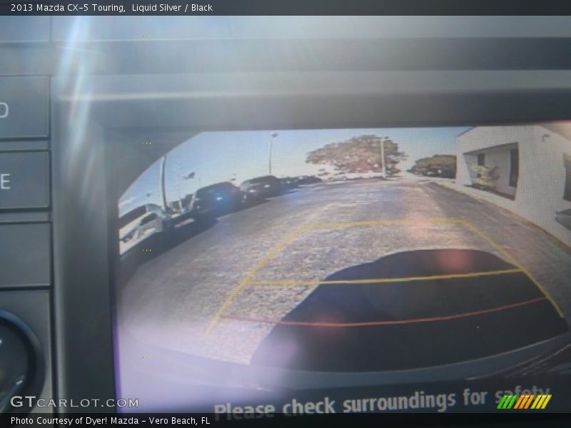 Liquid Silver / Black 2013 Mazda CX-5 Touring