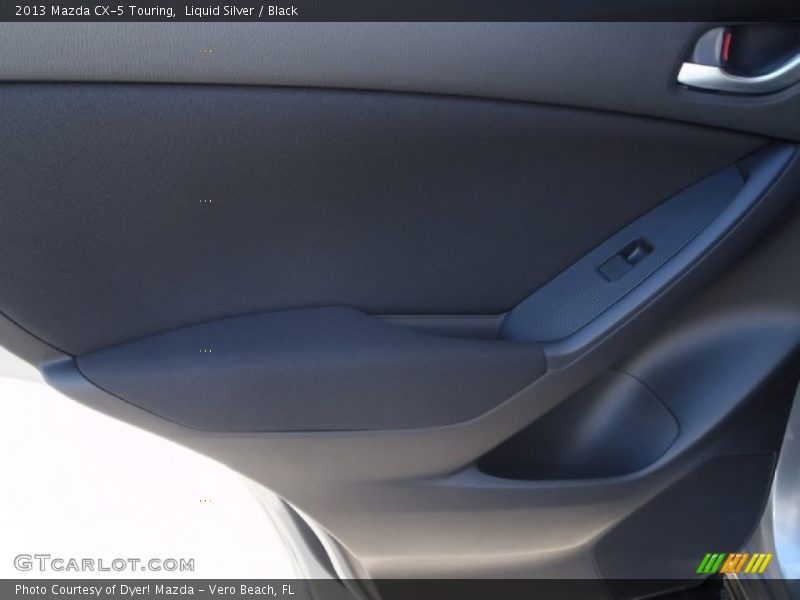 Liquid Silver / Black 2013 Mazda CX-5 Touring