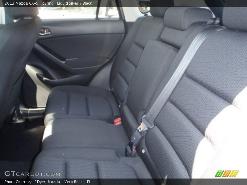 Liquid Silver / Black 2013 Mazda CX-5 Touring