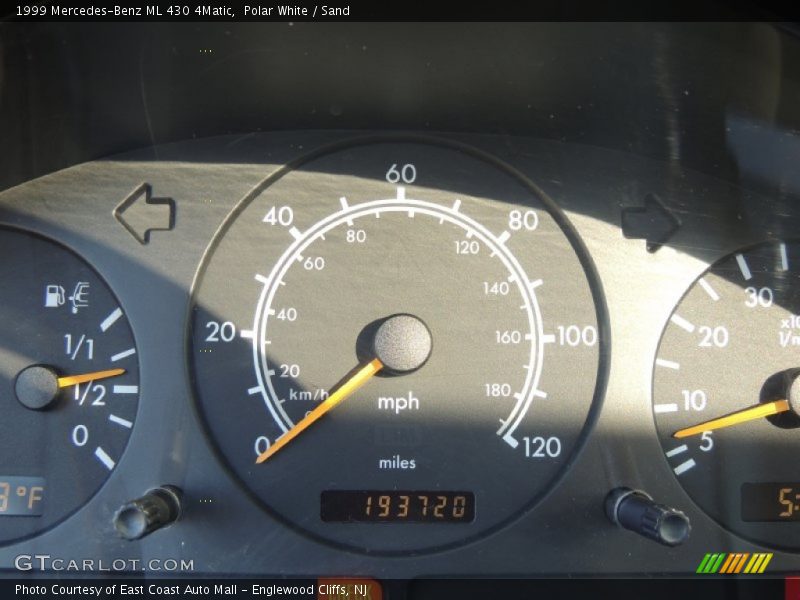 Polar White / Sand 1999 Mercedes-Benz ML 430 4Matic