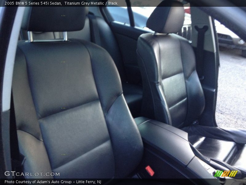 Titanium Grey Metallic / Black 2005 BMW 5 Series 545i Sedan