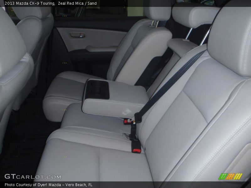 Zeal Red Mica / Sand 2013 Mazda CX-9 Touring