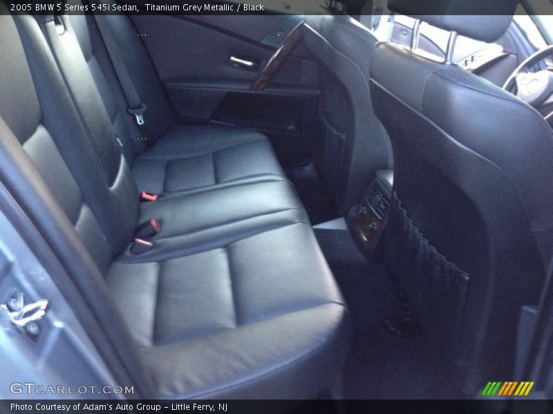 Titanium Grey Metallic / Black 2005 BMW 5 Series 545i Sedan
