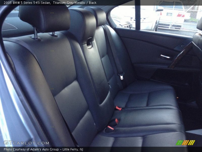 Titanium Grey Metallic / Black 2005 BMW 5 Series 545i Sedan