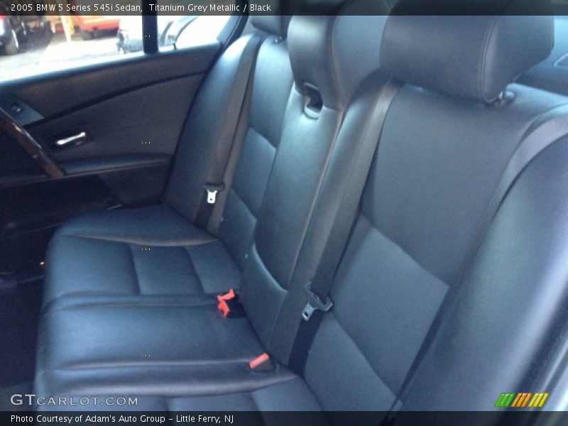 Titanium Grey Metallic / Black 2005 BMW 5 Series 545i Sedan