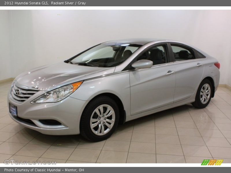 Radiant Silver / Gray 2012 Hyundai Sonata GLS
