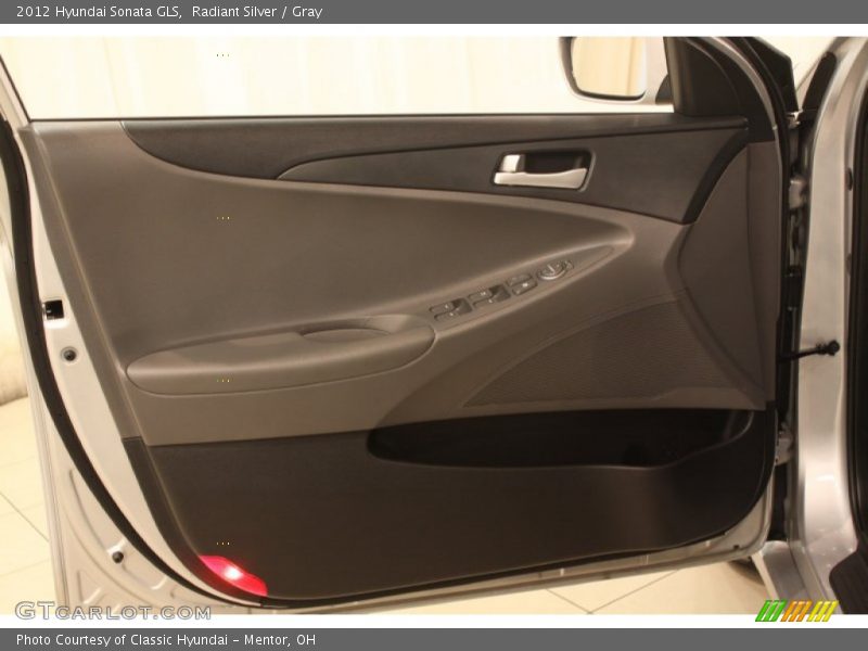 Radiant Silver / Gray 2012 Hyundai Sonata GLS