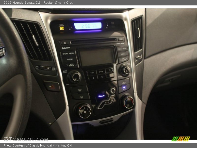 Radiant Silver / Gray 2012 Hyundai Sonata GLS