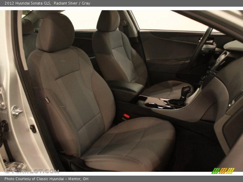 Radiant Silver / Gray 2012 Hyundai Sonata GLS