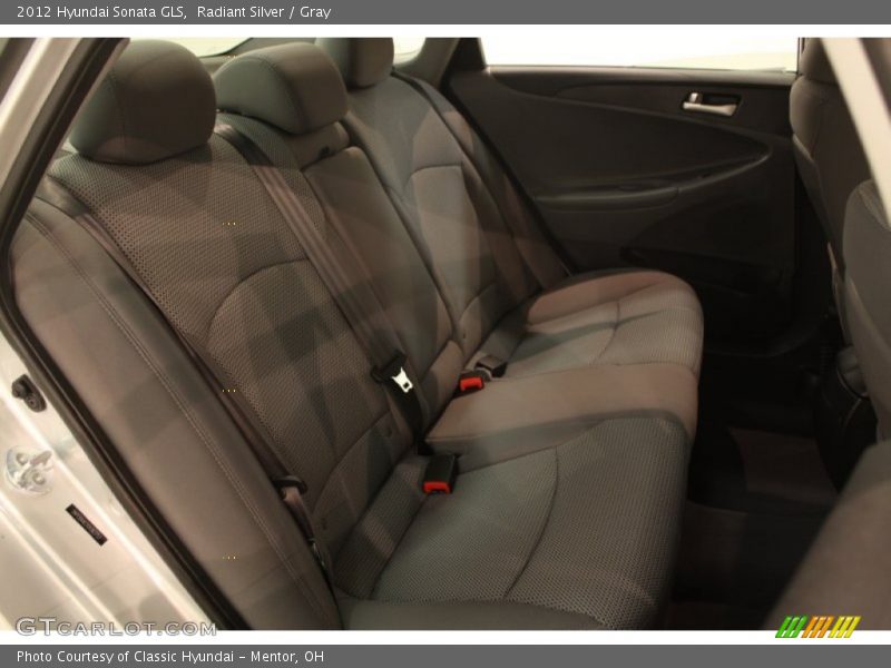 Radiant Silver / Gray 2012 Hyundai Sonata GLS