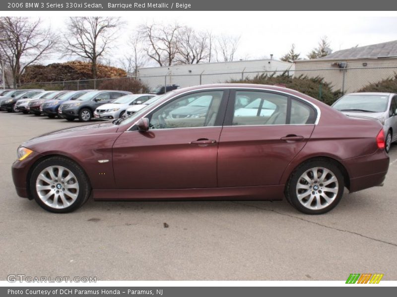  2006 3 Series 330xi Sedan Barrique Red Metallic