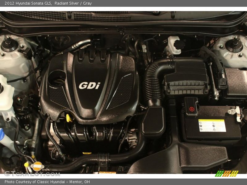 Radiant Silver / Gray 2012 Hyundai Sonata GLS