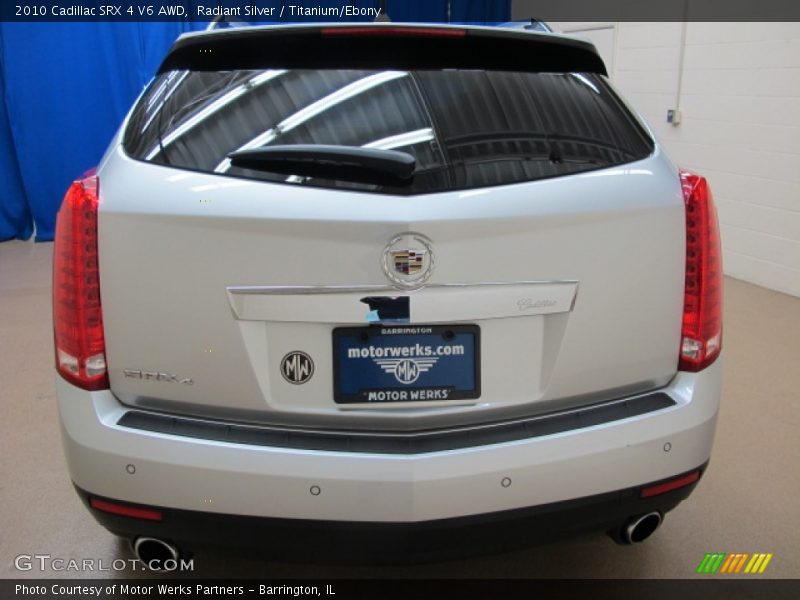 Radiant Silver / Titanium/Ebony 2010 Cadillac SRX 4 V6 AWD