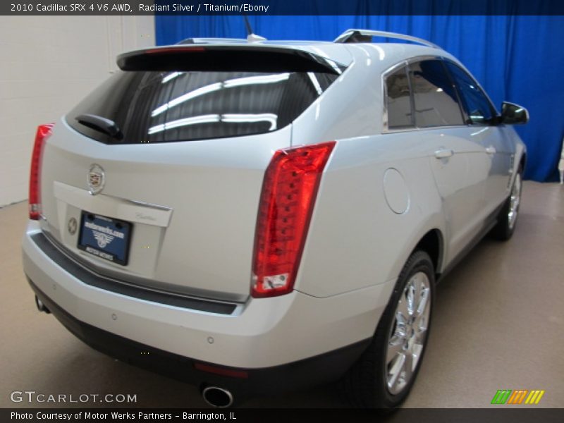 Radiant Silver / Titanium/Ebony 2010 Cadillac SRX 4 V6 AWD