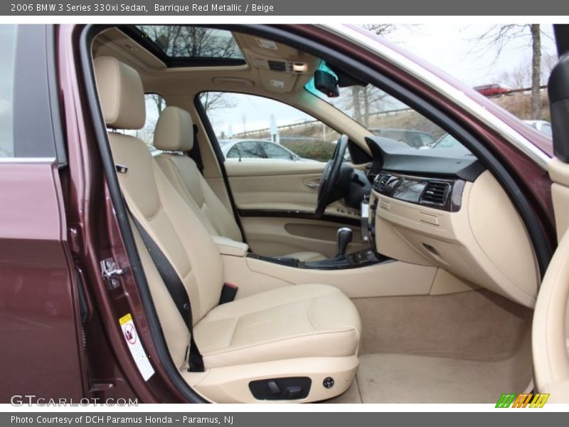 Barrique Red Metallic / Beige 2006 BMW 3 Series 330xi Sedan