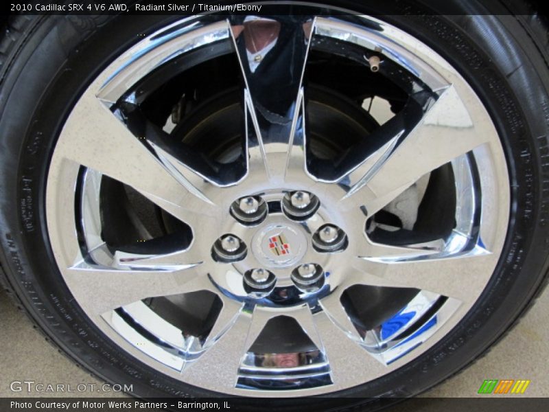 Radiant Silver / Titanium/Ebony 2010 Cadillac SRX 4 V6 AWD