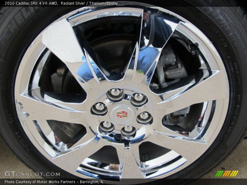 Radiant Silver / Titanium/Ebony 2010 Cadillac SRX 4 V6 AWD