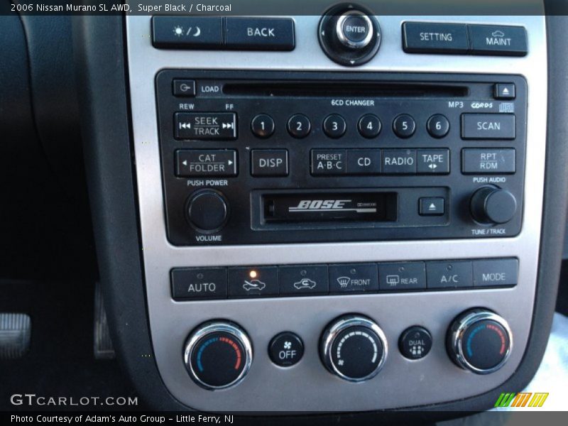 Controls of 2006 Murano SL AWD