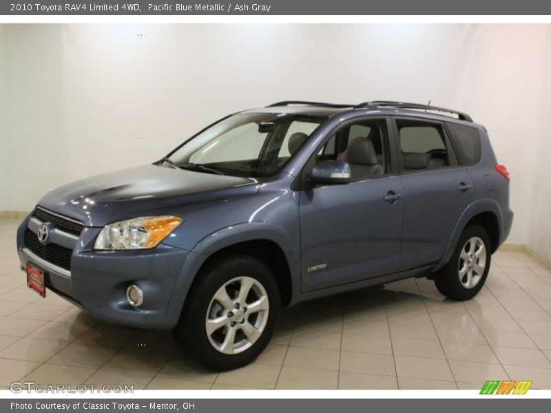 Pacific Blue Metallic / Ash Gray 2010 Toyota RAV4 Limited 4WD