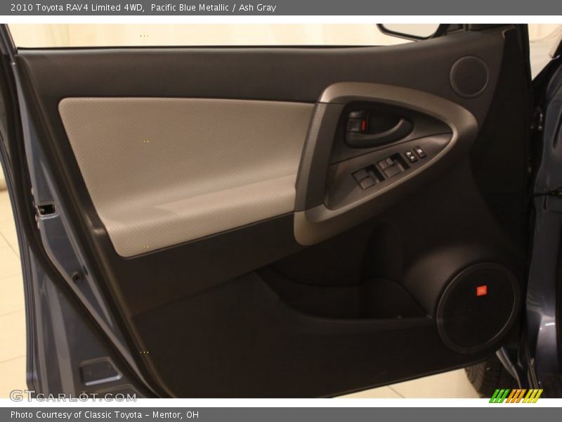 Pacific Blue Metallic / Ash Gray 2010 Toyota RAV4 Limited 4WD