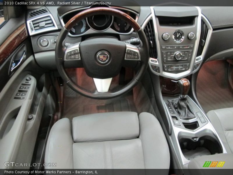 Radiant Silver / Titanium/Ebony 2010 Cadillac SRX 4 V6 AWD