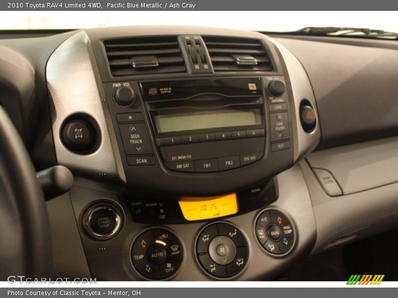 Pacific Blue Metallic / Ash Gray 2010 Toyota RAV4 Limited 4WD