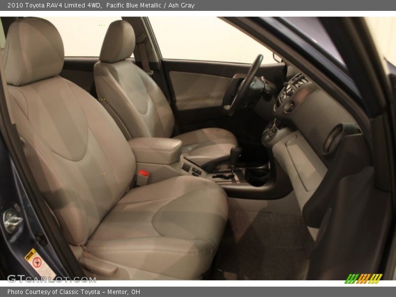 Pacific Blue Metallic / Ash Gray 2010 Toyota RAV4 Limited 4WD