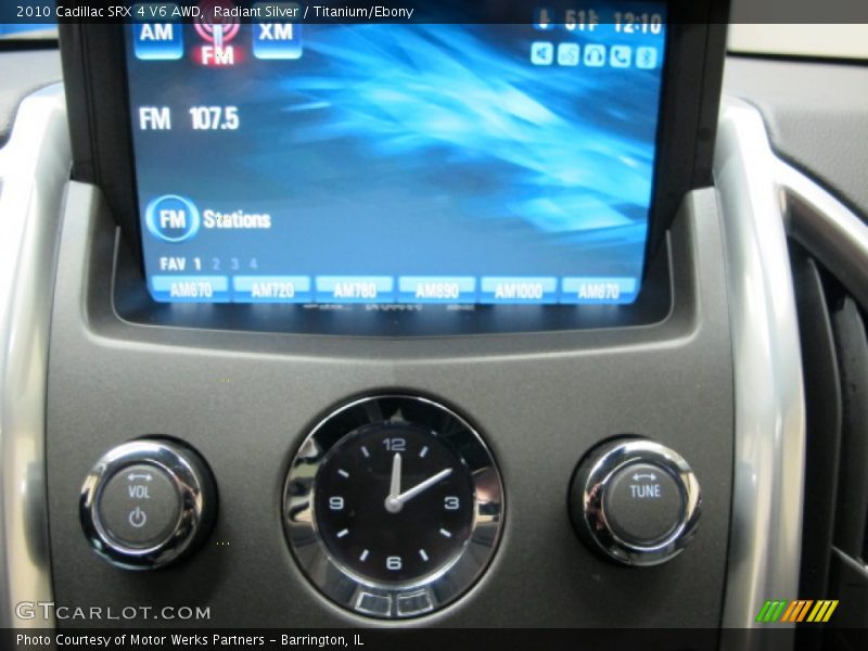 Radiant Silver / Titanium/Ebony 2010 Cadillac SRX 4 V6 AWD