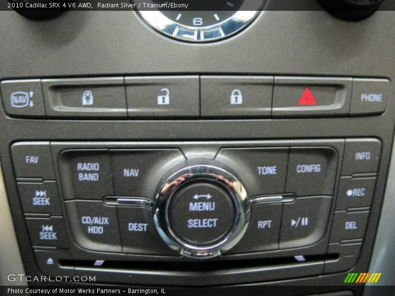 Radiant Silver / Titanium/Ebony 2010 Cadillac SRX 4 V6 AWD