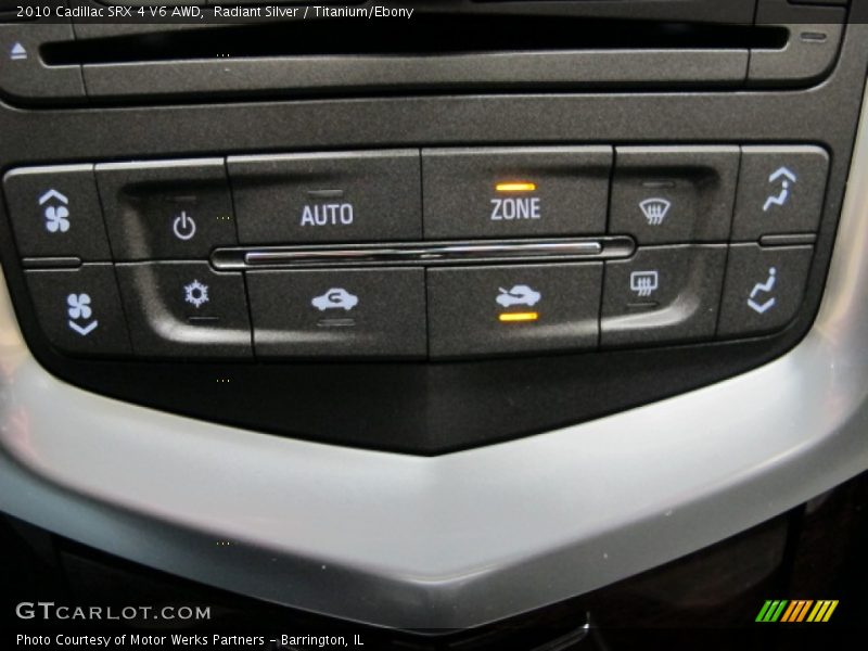 Radiant Silver / Titanium/Ebony 2010 Cadillac SRX 4 V6 AWD