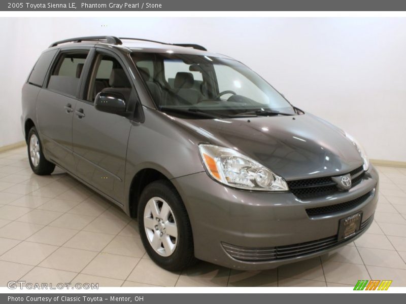 Phantom Gray Pearl / Stone 2005 Toyota Sienna LE