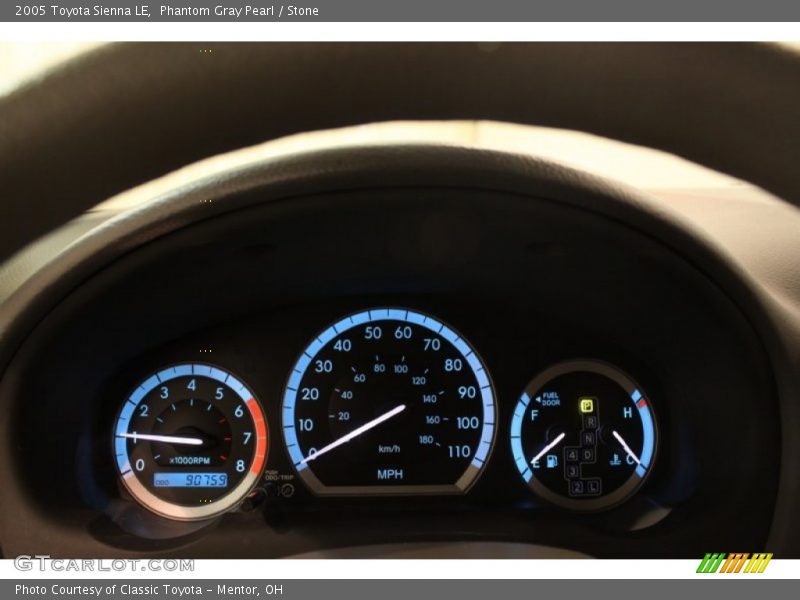  2005 Sienna LE LE Gauges
