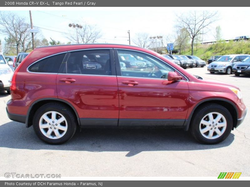 Tango Red Pearl / Gray 2008 Honda CR-V EX-L