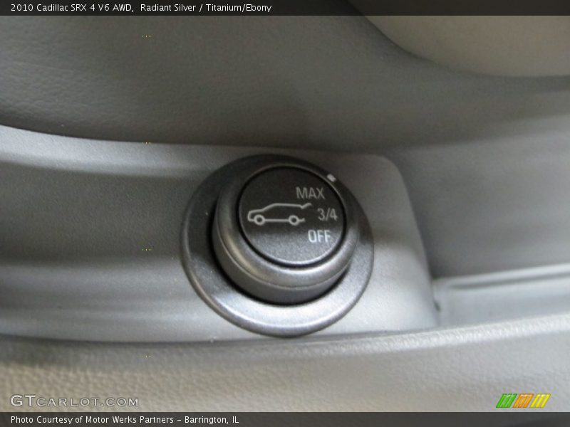 Radiant Silver / Titanium/Ebony 2010 Cadillac SRX 4 V6 AWD