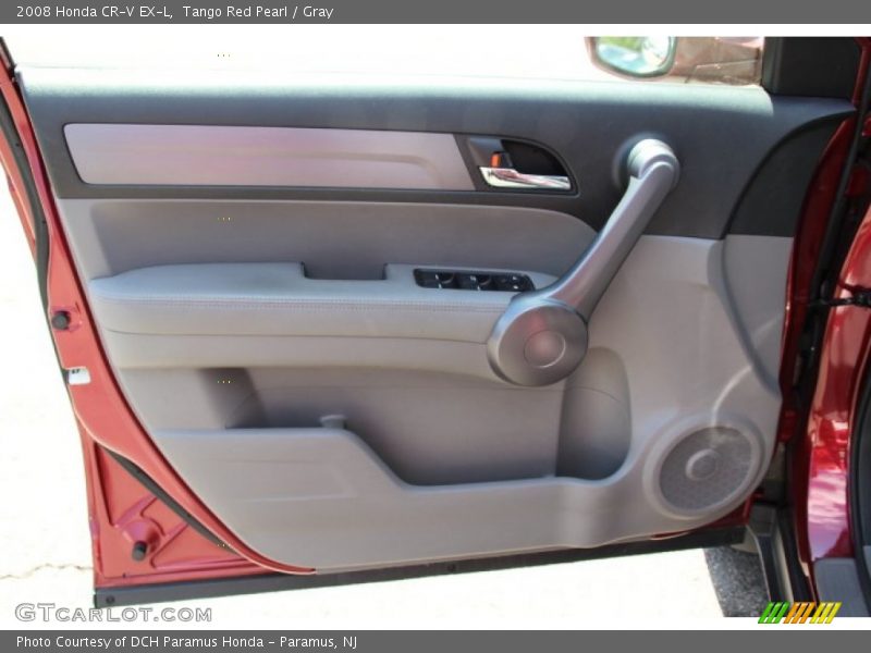 Tango Red Pearl / Gray 2008 Honda CR-V EX-L