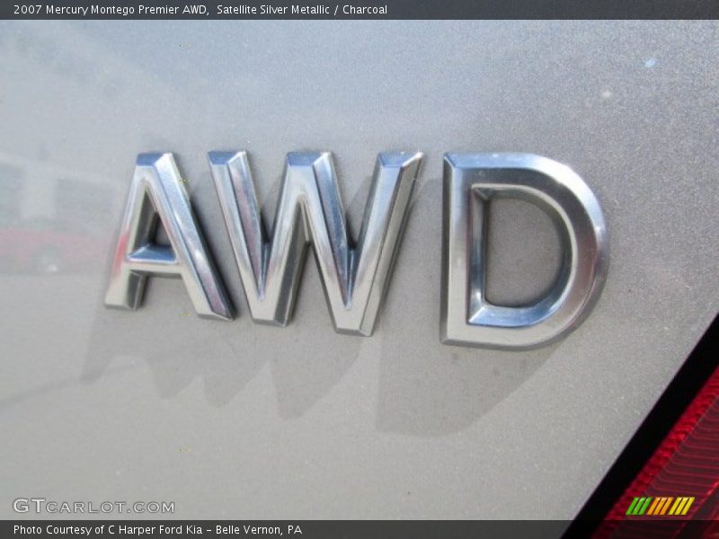 Satellite Silver Metallic / Charcoal 2007 Mercury Montego Premier AWD