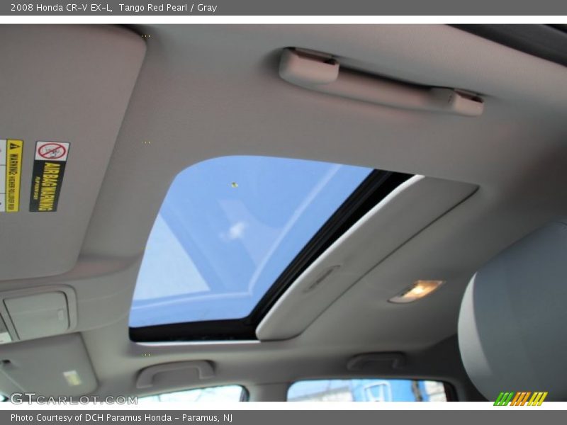 Tango Red Pearl / Gray 2008 Honda CR-V EX-L