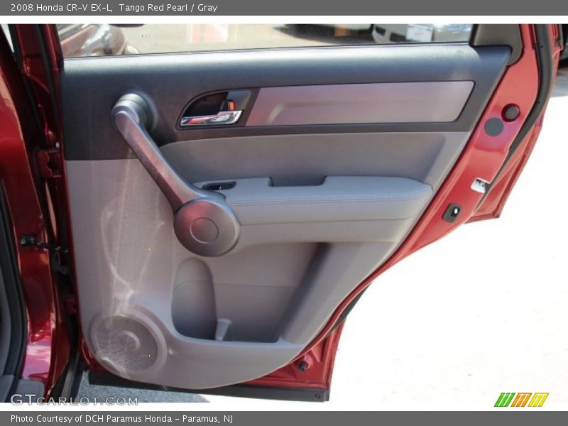 Tango Red Pearl / Gray 2008 Honda CR-V EX-L