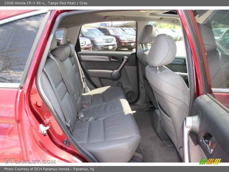 Tango Red Pearl / Gray 2008 Honda CR-V EX-L