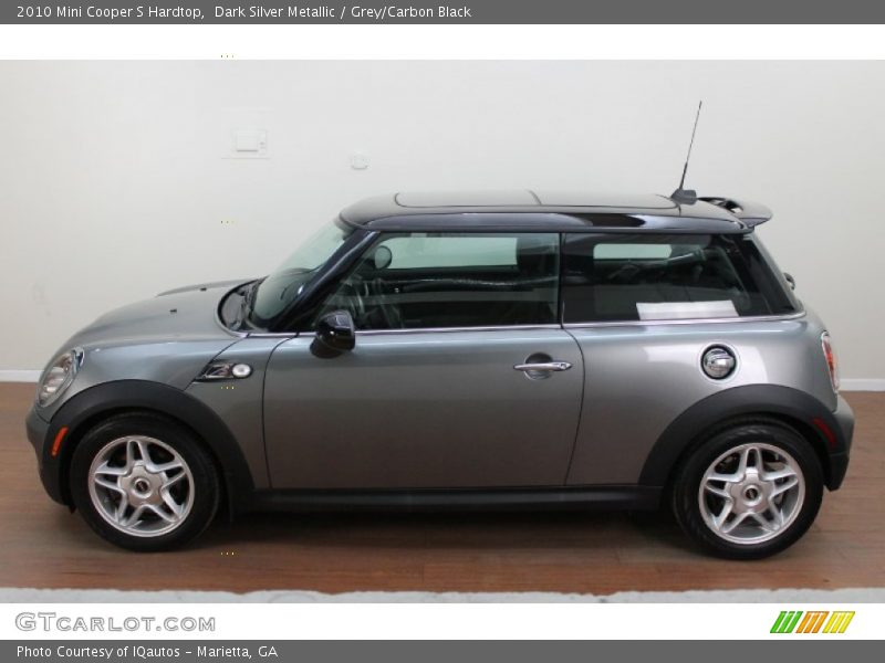 Dark Silver Metallic / Grey/Carbon Black 2010 Mini Cooper S Hardtop