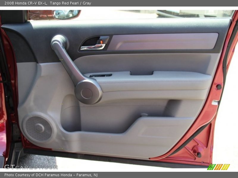 Tango Red Pearl / Gray 2008 Honda CR-V EX-L