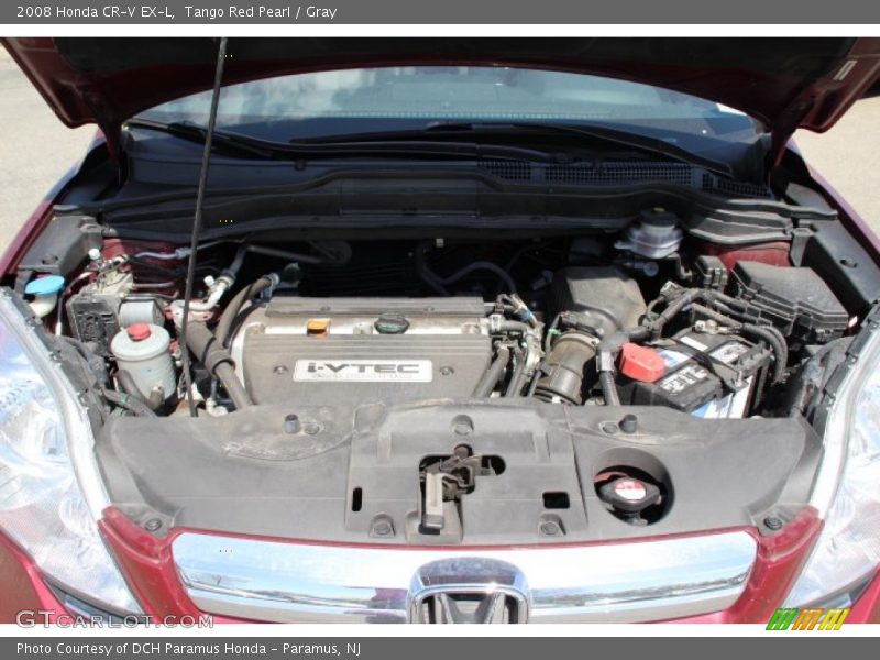 Tango Red Pearl / Gray 2008 Honda CR-V EX-L