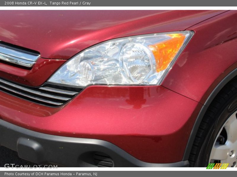 Tango Red Pearl / Gray 2008 Honda CR-V EX-L