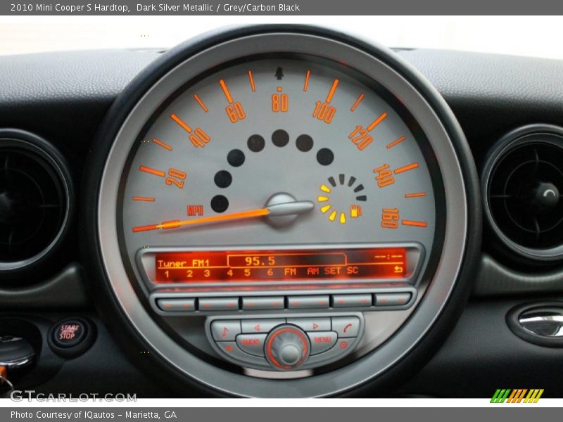 Dark Silver Metallic / Grey/Carbon Black 2010 Mini Cooper S Hardtop