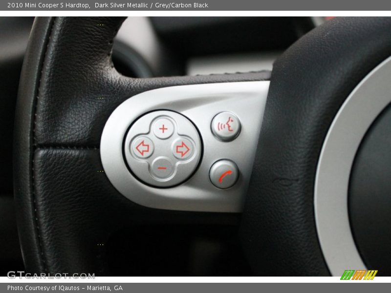 Dark Silver Metallic / Grey/Carbon Black 2010 Mini Cooper S Hardtop
