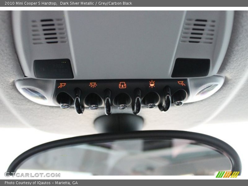 Dark Silver Metallic / Grey/Carbon Black 2010 Mini Cooper S Hardtop