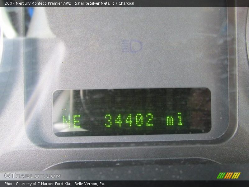 Satellite Silver Metallic / Charcoal 2007 Mercury Montego Premier AWD