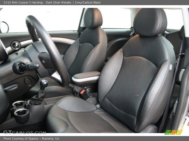 Dark Silver Metallic / Grey/Carbon Black 2010 Mini Cooper S Hardtop