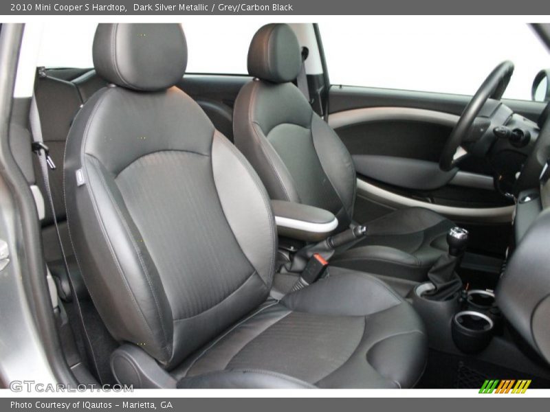 Dark Silver Metallic / Grey/Carbon Black 2010 Mini Cooper S Hardtop
